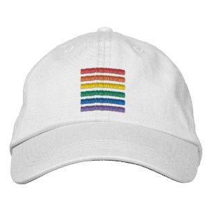 LGBTQ+ Rainbow Bestickte Baseballkappe