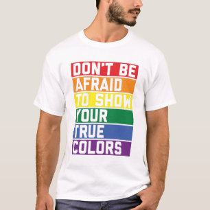 LGBTQ-Rainbow-Farben  Pride Month Geschenk Idee T-Shirt