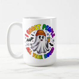 LGBTQ Rainbow Funny Halloween - I Ghost People Kaffeetasse
