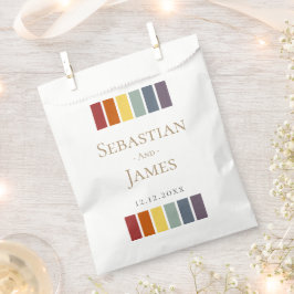 LGBTQ Rainbow Gay Elegant Wedding Geschenktütchen
