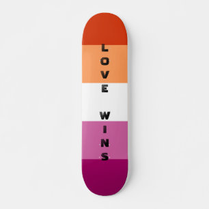 LGBTQ-Rainbow Lesbian-Stolperflagge - Benutzerdefi Skateboard
