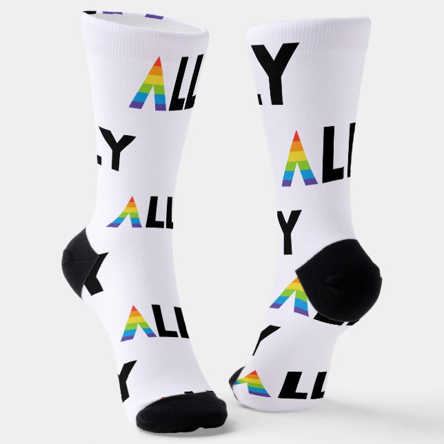 LGBTQ Rainbow LGBT Socken (Gewinkelt)