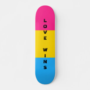LGBTQ-Rainbow-Pansexual-Prilag-Flag - Benutzerdefi Skateboard