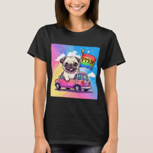LGBTQ Rainbow Pride Mops T-Shirt