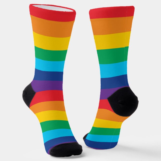 LGBTQ Rainbow Socken (Gewinkelt)