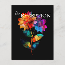 🌈 LGBTQ Reception Details Petals & Pride Begleitkarte