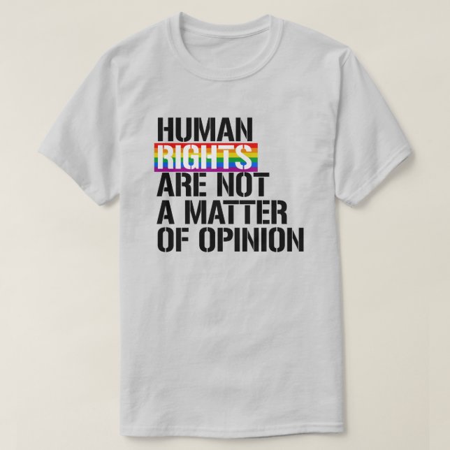 LGBTQ-Rechte T-Shirt (Design vorne)