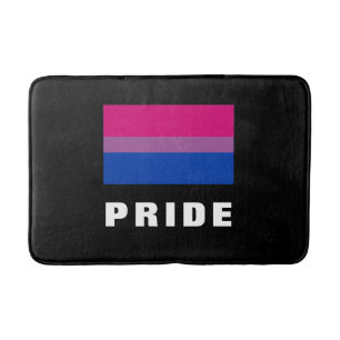 LGBTQ-Regenbogen-Bisexuellen-Stolz-Flagge Benutzer Badematte