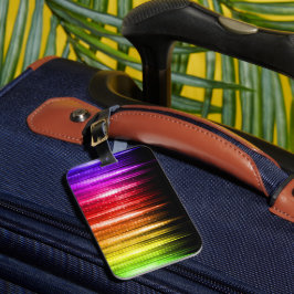 LGBTQ Regenbogen der Gay Pride Gepäckanhänger