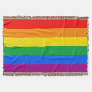 LGBTQ+ Regenbogen-Stolz-Flagge Decke