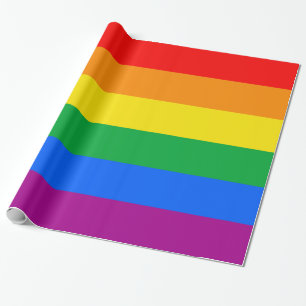 LGBTQ+ Regenbogen-Stolz-Flagge Geschenkpapier