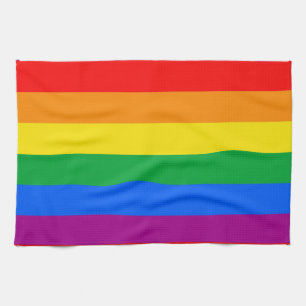 LGBTQ+ Regenbogen-Stolz-Flagge Geschirrtuch