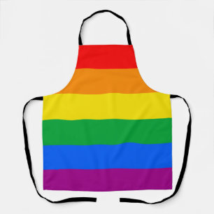 LGBTQ+ Regenbogen-Stolz-Flagge Schürze