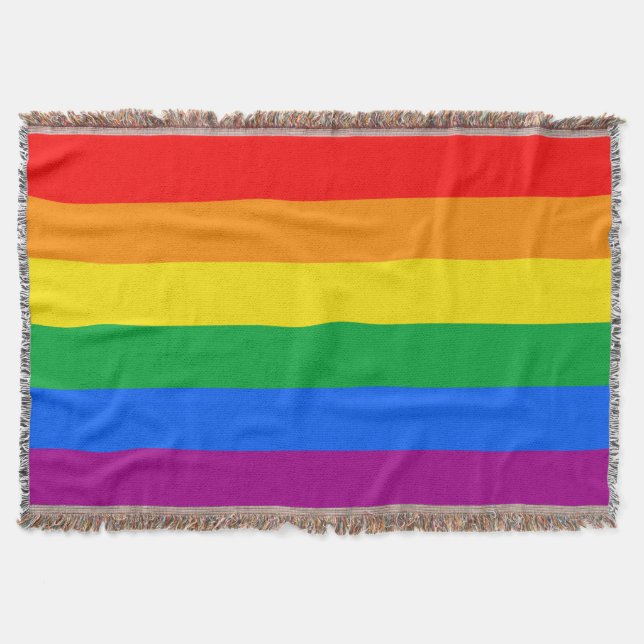 LGBTQ+-Regenbogenfarben Decke (Vorderseite)