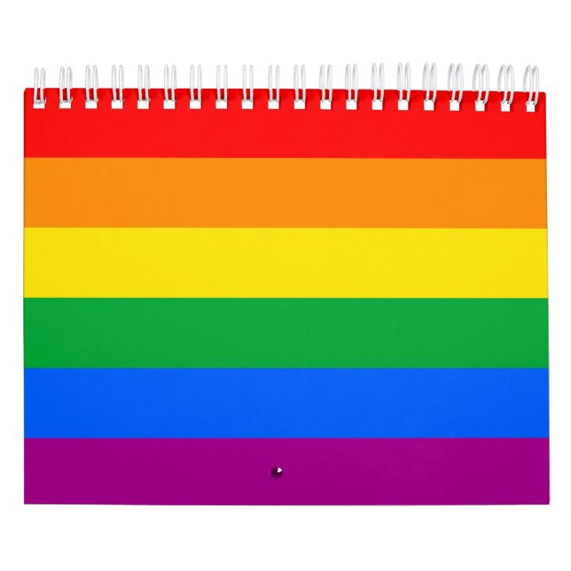 LGBTQ+-Regenbogenfarben Kalender (Titelbild)