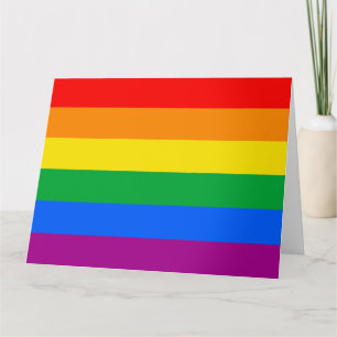 LGBTQ+-Regenbogenfarben Karte