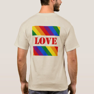LGBTQ+-Regenbogenfarbenstreifen für den Monat der  T-Shirt