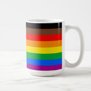 LGBTQ-Regenbogenflagge (8 Streifen) Kaffeetasse