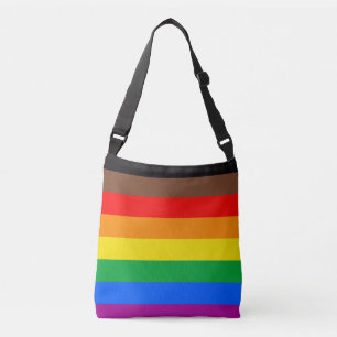 LGBTQ-Regenbogenflagge (8 Streifen) Tragetaschen Mit Langen Trägern