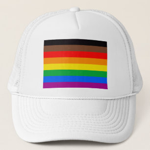 LGBTQ-Regenbogenflagge (8 Streifen) Truckerkappe
