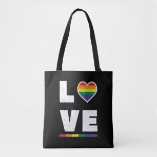 LGBTQ Regenbogenflagge Distressed Grunge Liebe