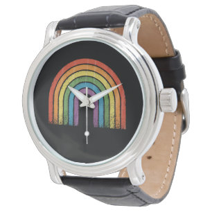 LGBTQ-Regenbogenflagge Gay Pride LGBT-Bewusstsein Armbanduhr