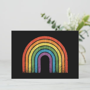 LGBTQ-Regenbogenflagge Gay Pride LGBT-Bewusstsein Einladung