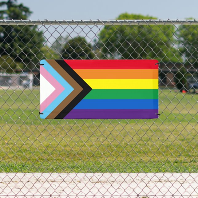 Lgbtq Regenbogenflagge inklusive Diversity Gay Pri Banner (InSitu)