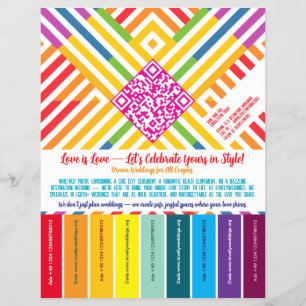 LGBTQ+ reißen den Flyer ab