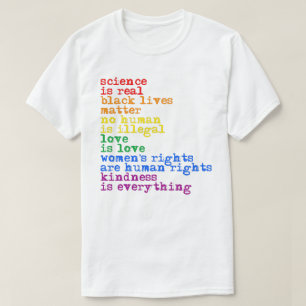 LGBTQ Rights Science ist die wahre Liebe der Liebe T-Shirt