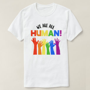 LGBTQ+ RIghts Wir sind alle Menschen T-Shirt