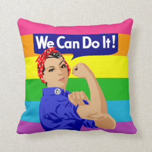 LGBTQ ROSIE DEN RIVETER: WIR KÖNNEN ES TUN! KISSEN
