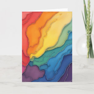 lgbtq schwul in meiner Seele Dankeskarte