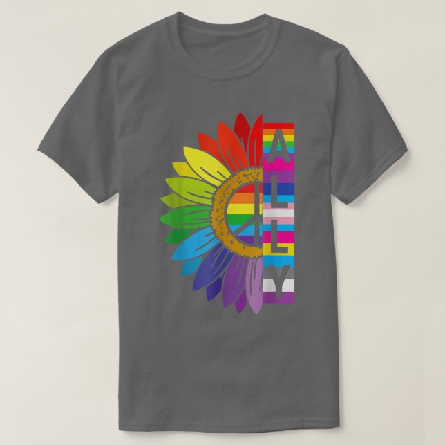 LGBTQ Shirt für Gay Pride Männer Frauen Kinder (Design vorne)