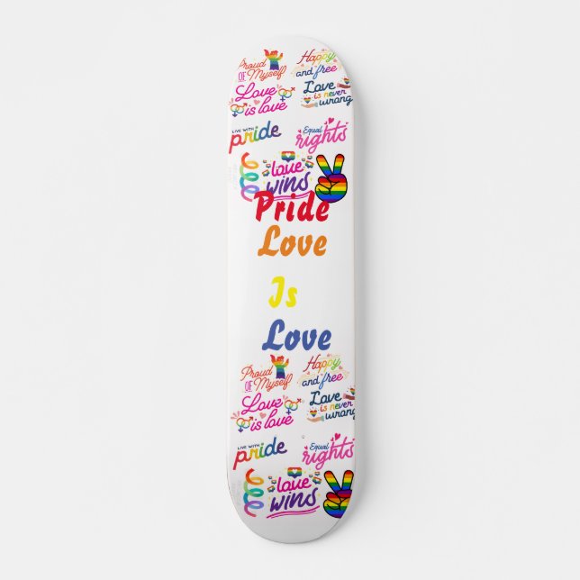 LGBTQ SKATEBOARD (Vorne)
