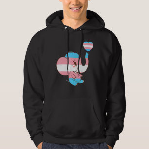 LGBTQ spielen Kleine Elefanten Trans Pride Transge Hoodie