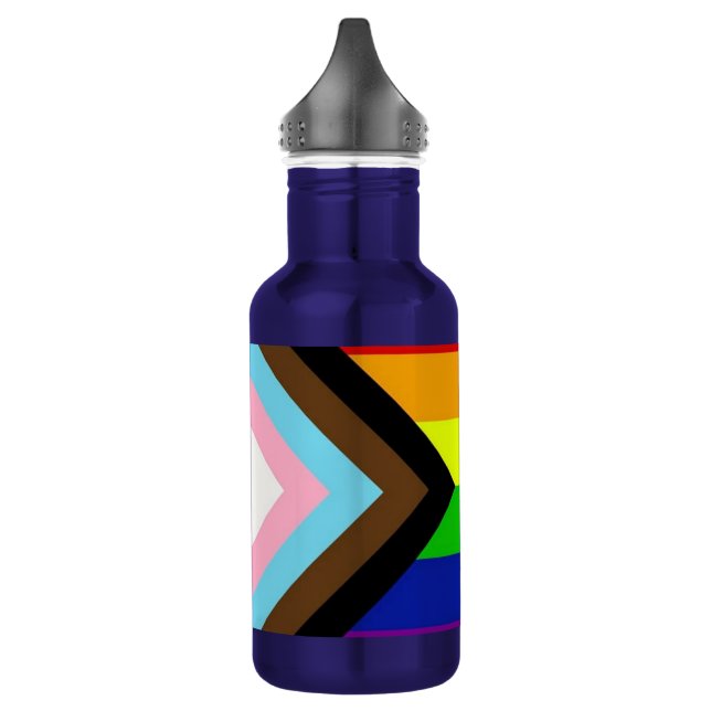 LGBTQ+ Stachellose Stahlflasche Edelstahlflasche (Links)
