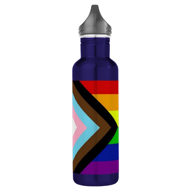 LGBTQ+ Stachellose Stahlflasche Edelstahlflasche (Links)