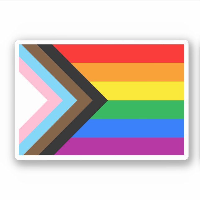 LGBTQ+-Statusanzeige Aufkleber (Vorderseite)