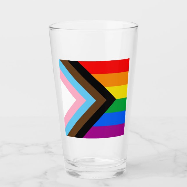 LGBTQ+-Statusanzeige Glas (Vorderseite)