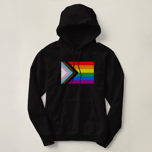 LGBTQ+-Statusanzeige Hoodie (Design vorne)