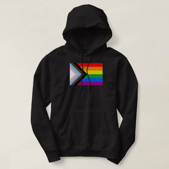 LGBTQ+-Statusanzeige Hoodie (Design vorne)