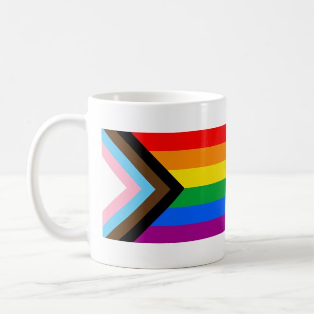 LGBTQ+-Statusanzeige Kaffeetasse (Links)