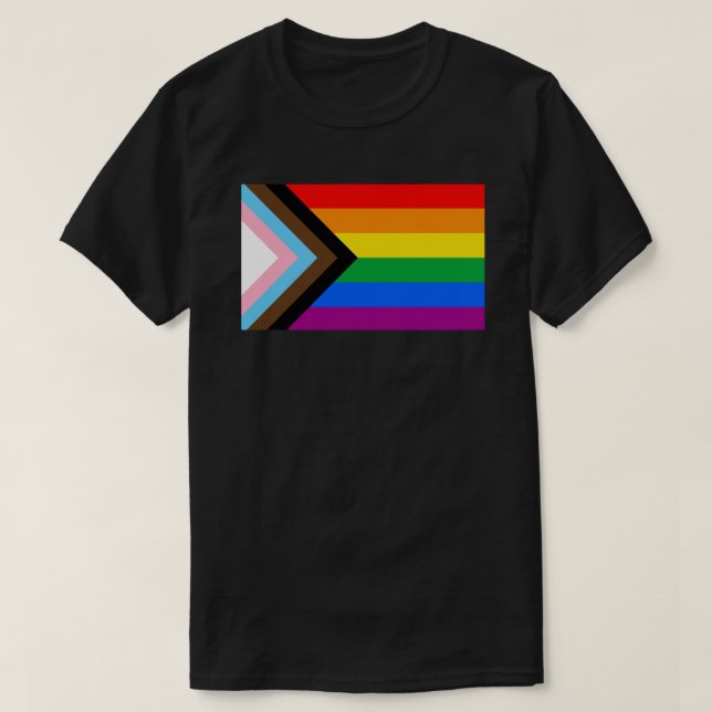 LGBTQ+-Statusanzeige T-Shirt (Design vorne)