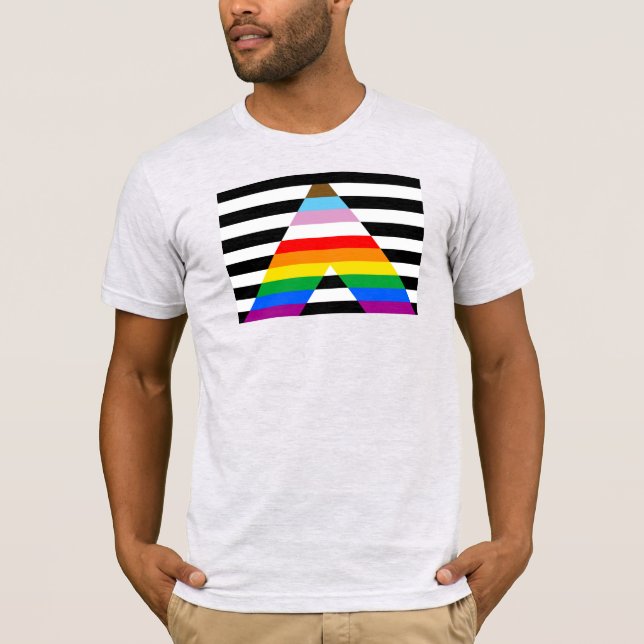 LGBTQ-Statusanzeige T-Shirt (Vorderseite)