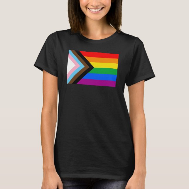 LGBTQ+-Statusanzeige T-Shirt (Vorderseite)