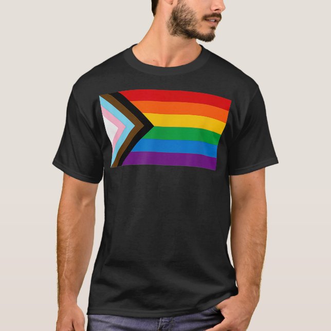 LGBTQ-Statusanzeige  T-Shirt (Vorderseite)