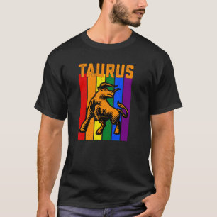 LGBTQ Stier-Sternzeichen Vintage-Astrologie T-Shirt