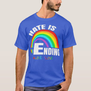 LGBTQ-Stoff Lesbische Schwulenschwanzkleidung Lieb T-Shirt