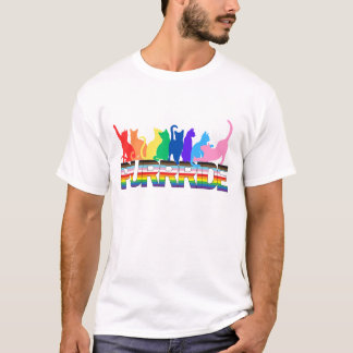 LGBTQ Stolz, aber mit Katzen T-Shirt